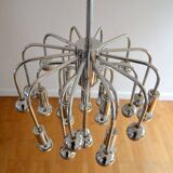 Sputnik space age chandelier 9 lights 1970s