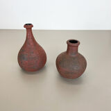 Set of 2 Studio Pottery Sculptural Objects Gerhard Liebenthron, Germany, 1970s