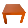 Table Flair Marc Held, plastique orange années 70