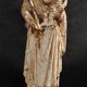 Religious statue of Our Lady of the Oak plaster 19th century