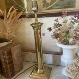 40cm vintage brass column lamp