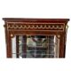 Louis XV style display cabinet in wood and bronze, with several shelves