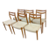 6 Scandinavian Chairs Style "Model 75" - Niels Otto Møller - Teak