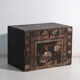 Antique chest painted in pine wood – China, around 1900