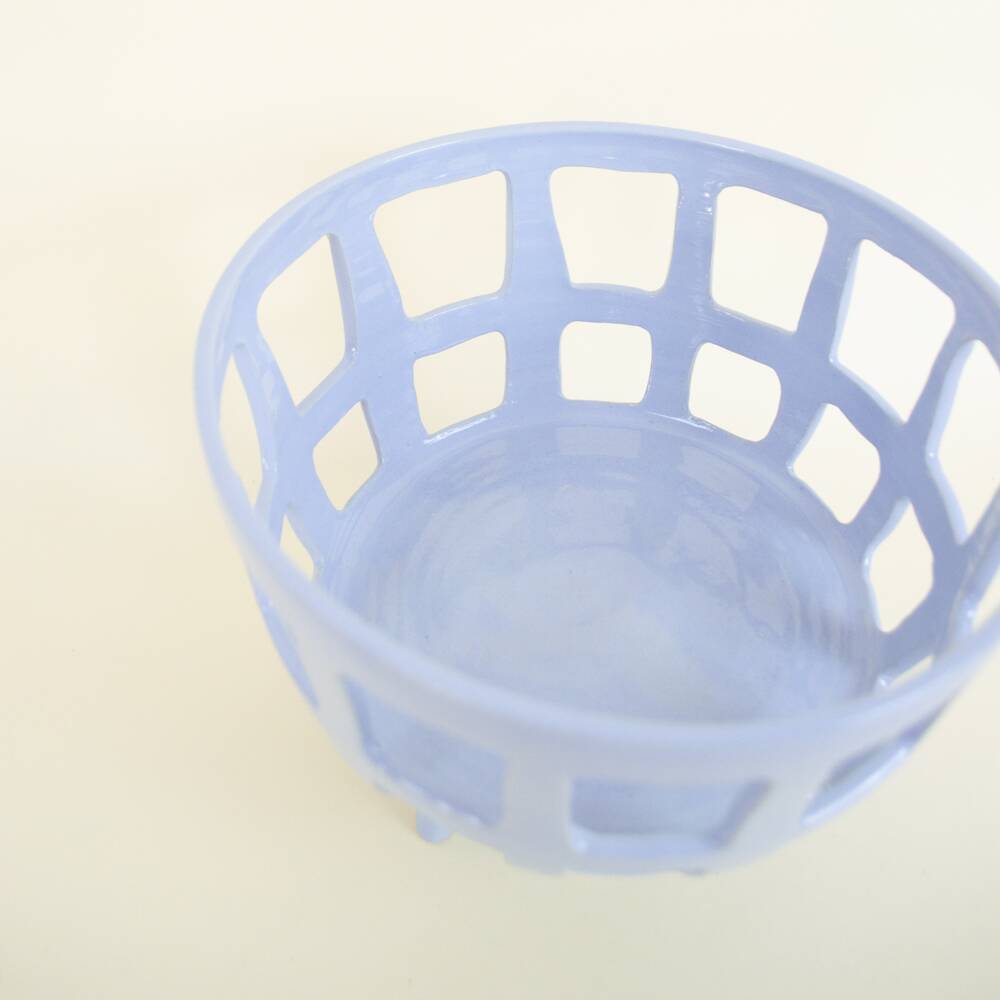 Blue zinzin fruit basket