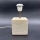 Square lamp foot in natural Gard stone