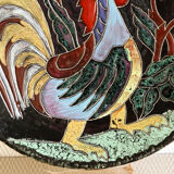 Assiette coq, années 50