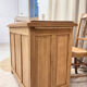 Restored antique oak desk - 4 drawers