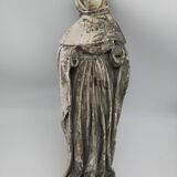 Church statuette. plaster monk. 40 cm.