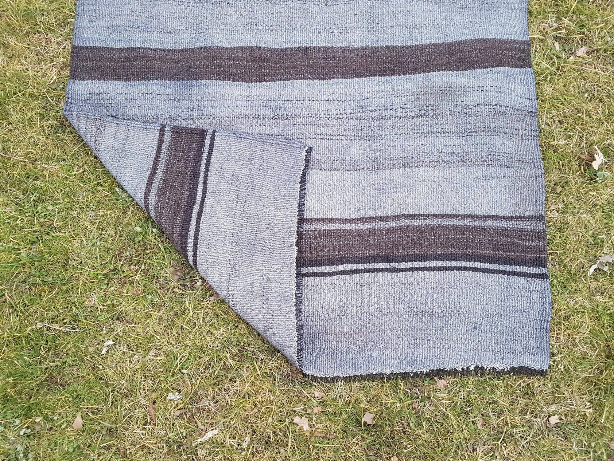Vintage Turkish hallway rug 94x274 cm