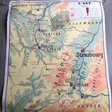 North/East school map poster