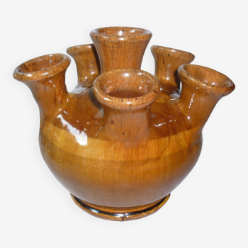 6-neck ceramic vase