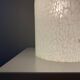 Dome table lamp in white crystal glass Peill and Putzler 1970