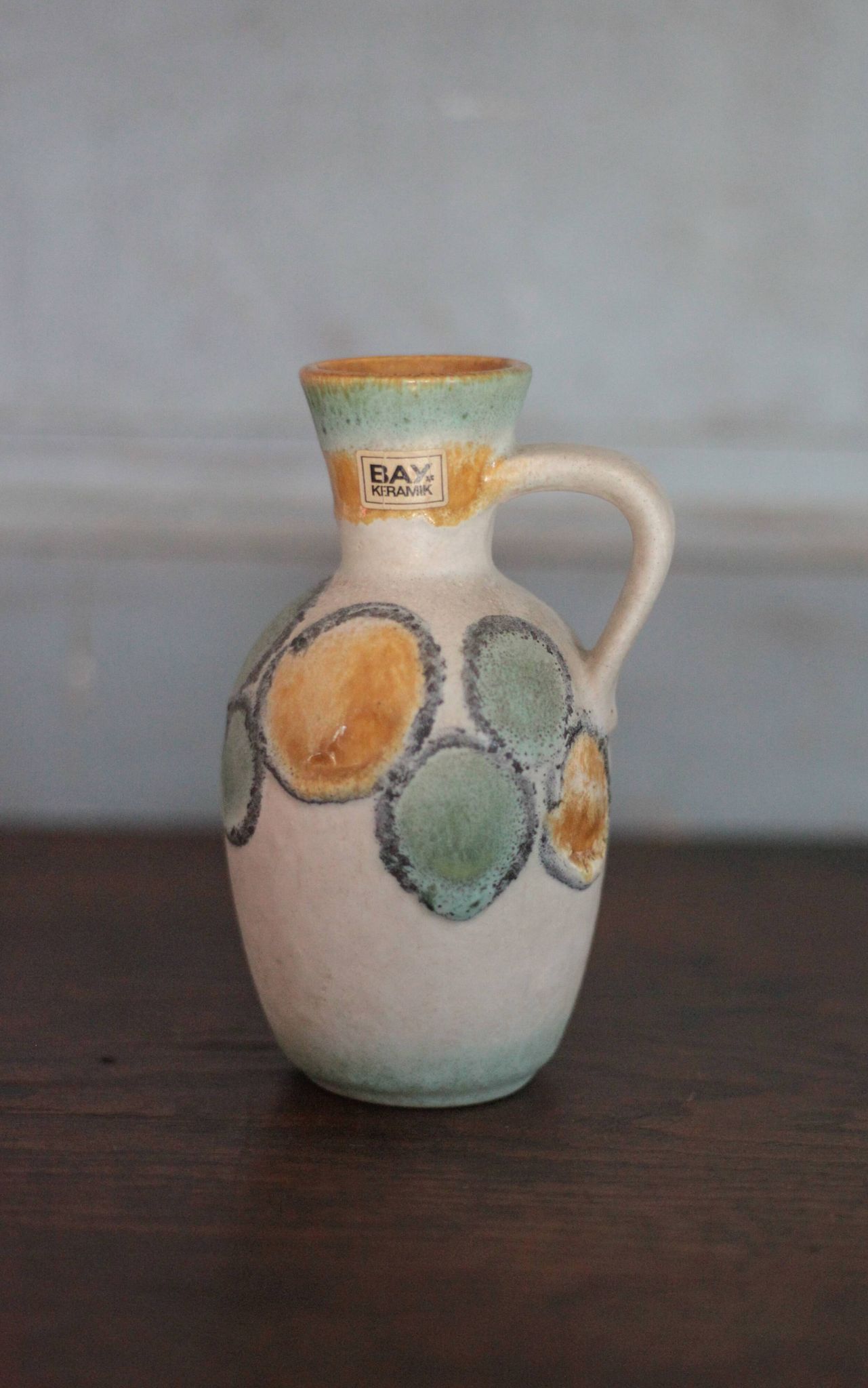 Vase céramique West Germany Bay Keramik, collection, 60's