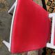 Suite de 6 chaises de style Louis XVI velours rouge