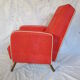 Fauteuil skaï vintage enfant
