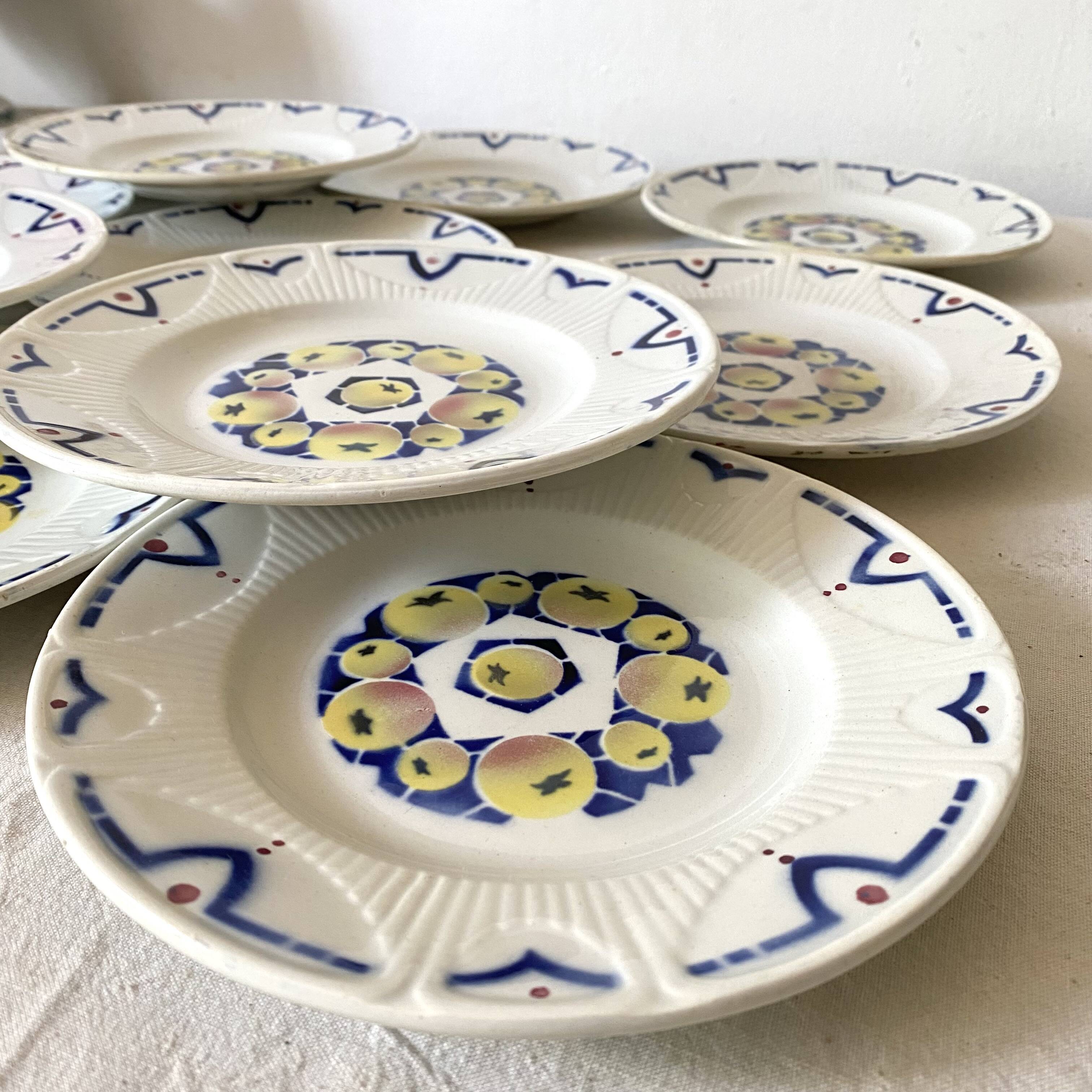 Amandinoise St Amand Art Deco Dessert Service