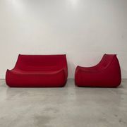 Ensemble canapé et fauteuil Saké de Pascal Mourgue pour Cinna