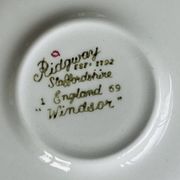 6 tasses à thé et soucoupes Ridgway Staffordshire Windsor
