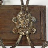Wall coat rack with 7 hooks with gargoyles