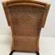 Rocking chair en rotin