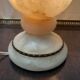 Art deco lamp shape alabaster vase 1930