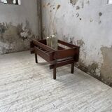 Small modernist oak planter from the 1950s