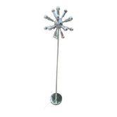 Sputnik-style metal floor lamp - 18 bulbs