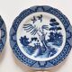 Set of 6 English porcelain dessert plates