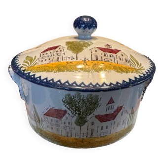 Old Charolles earthenware tureen