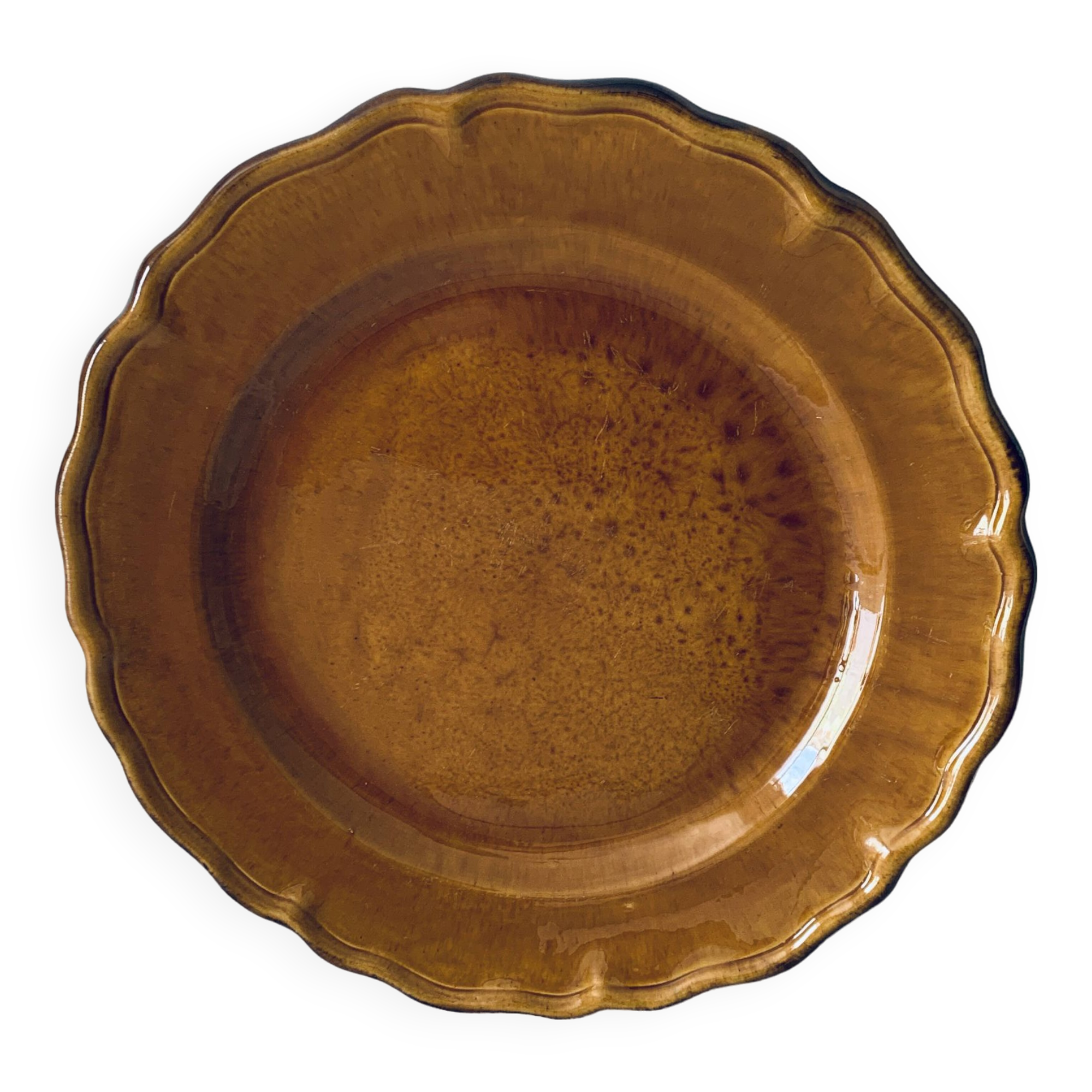 Large ceramic dish in excellent condition: diameter: 37 cm; height: 4cm