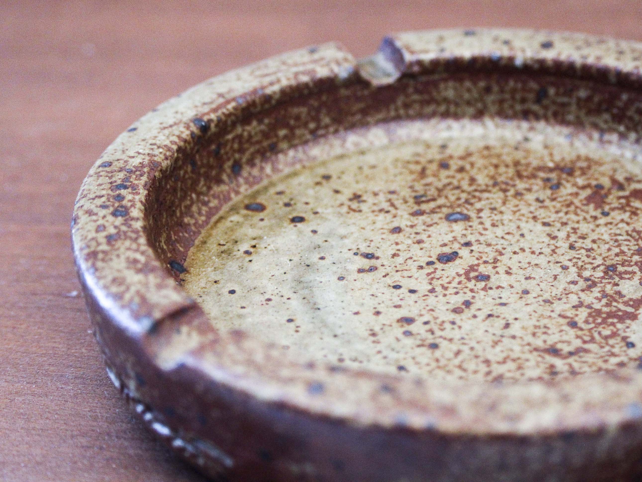 Sandstone ashtray pyrite Guy Baudat 70s