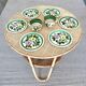 6 Boch Belgium dessert plates and 2 cups