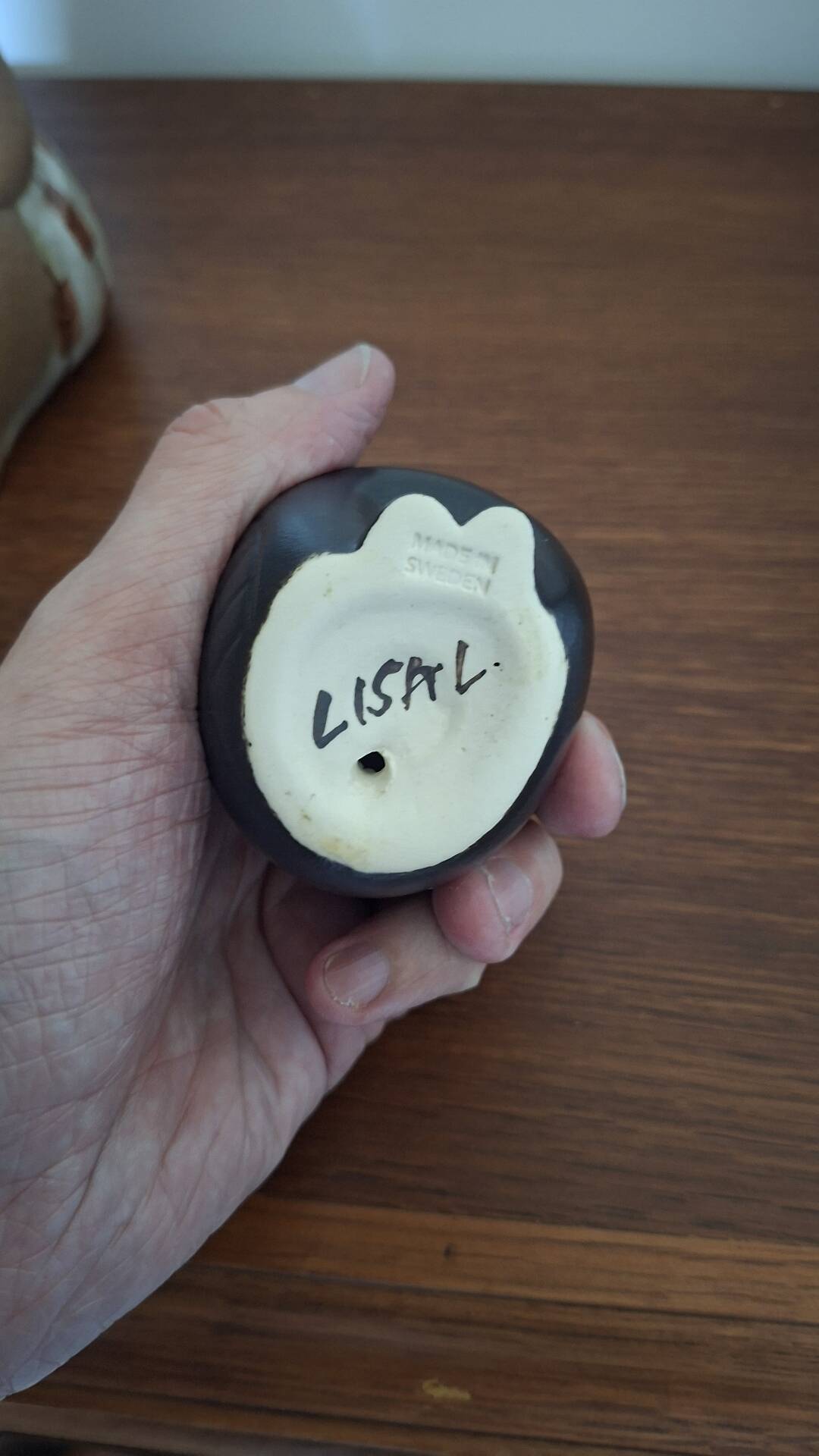 Ceramic Cat MIA Black Lisa Larson Atelier Gustavsberg (2)