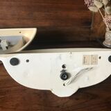 Pair of enamelled ceramic wall light