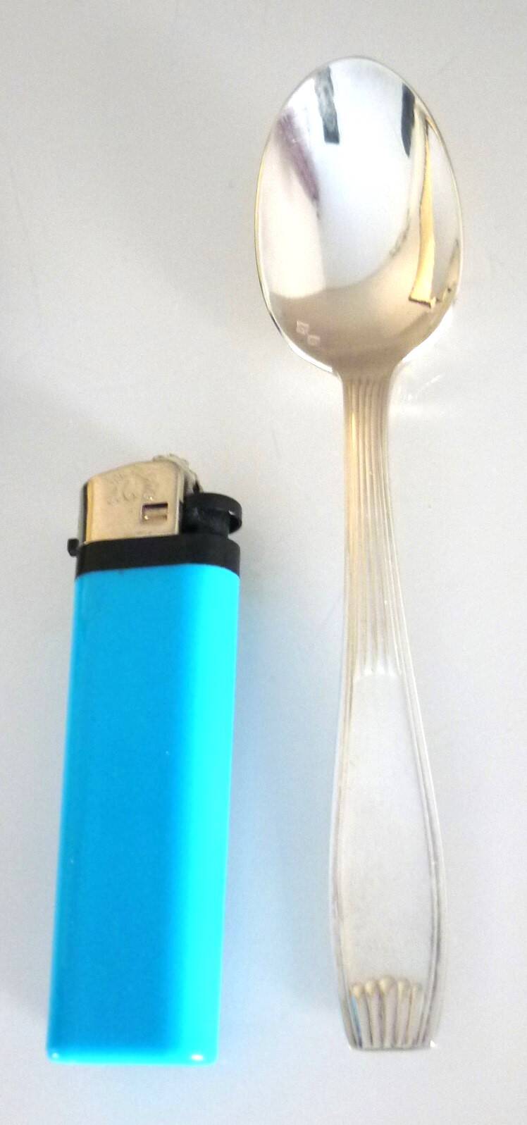 Set of 12 teaspoons, Christofle, Alfenide, silver plated, very good condition