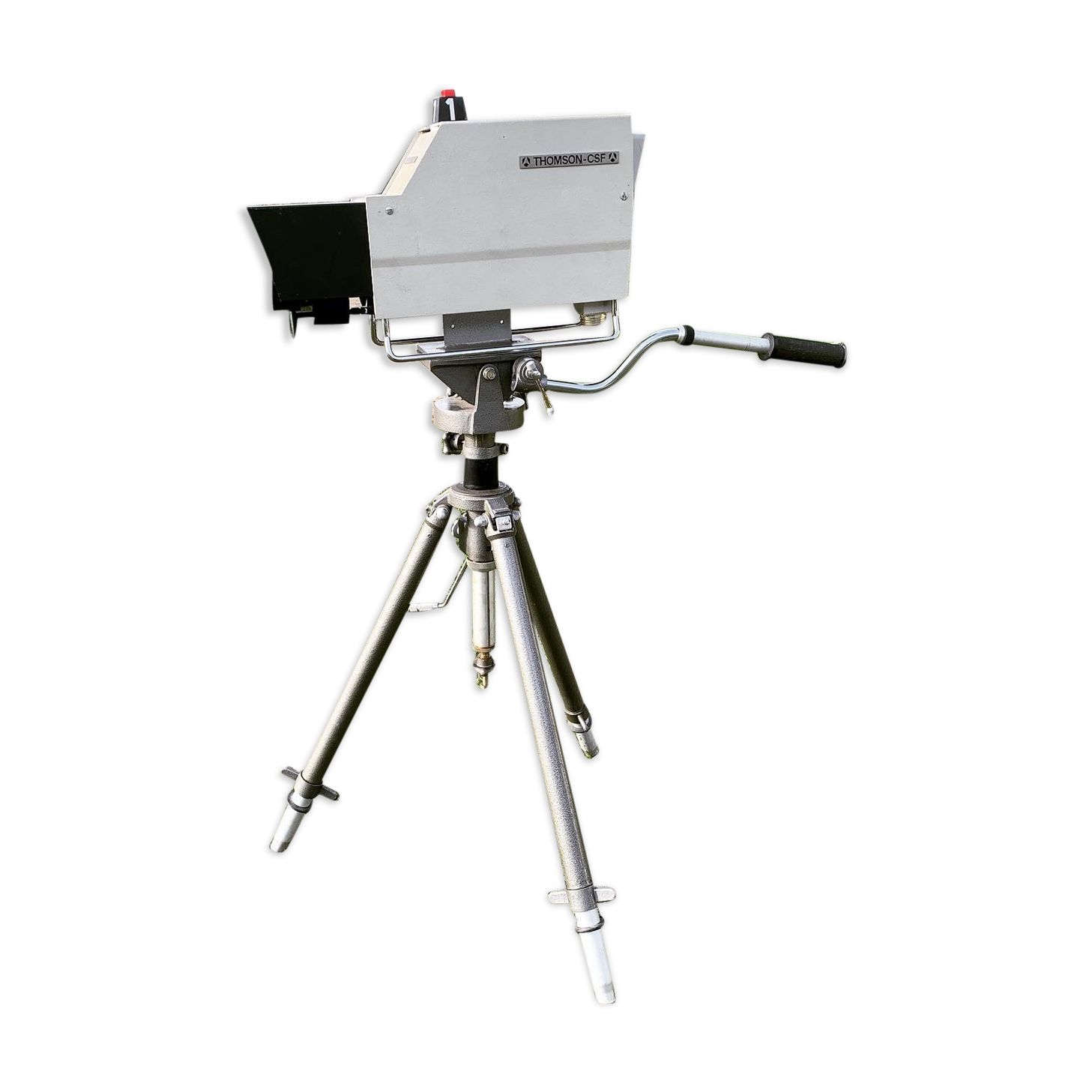 Camera set TV on foot year 60