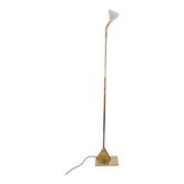 Lampe sur pied en laiton Mid Century Modern par Peill & Putzler