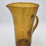 Bubble glass pitcher