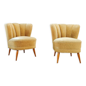 Deux fauteuils du milieu du siècle vintage