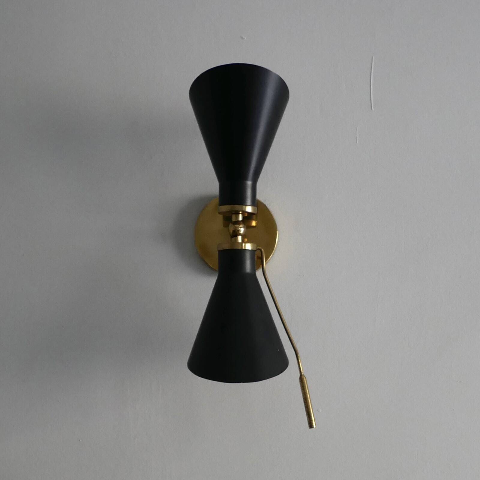 Applique murale italienne en laiton des années 1950 – Modèle 131 de Gino Sarfatti Arteluce - Design