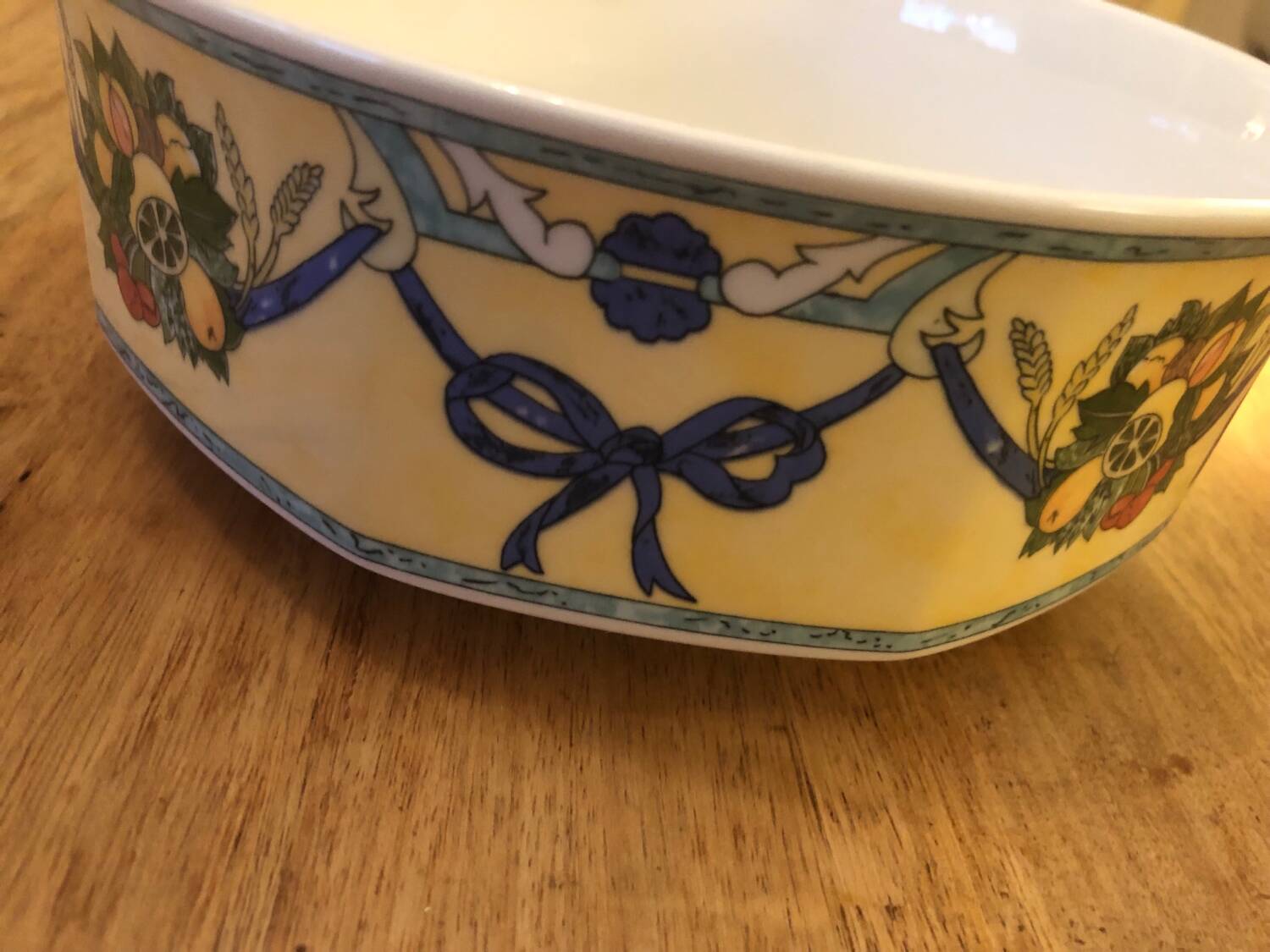 Vintage Villeroy & Boch porcelain salad bowl