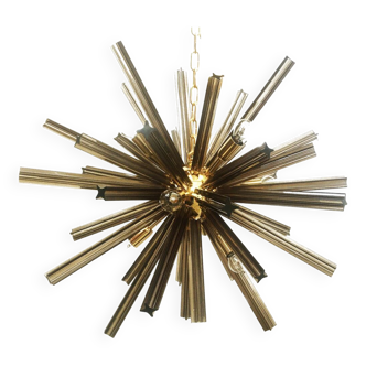 Sputnik “quadriedro” murano glass chandelier