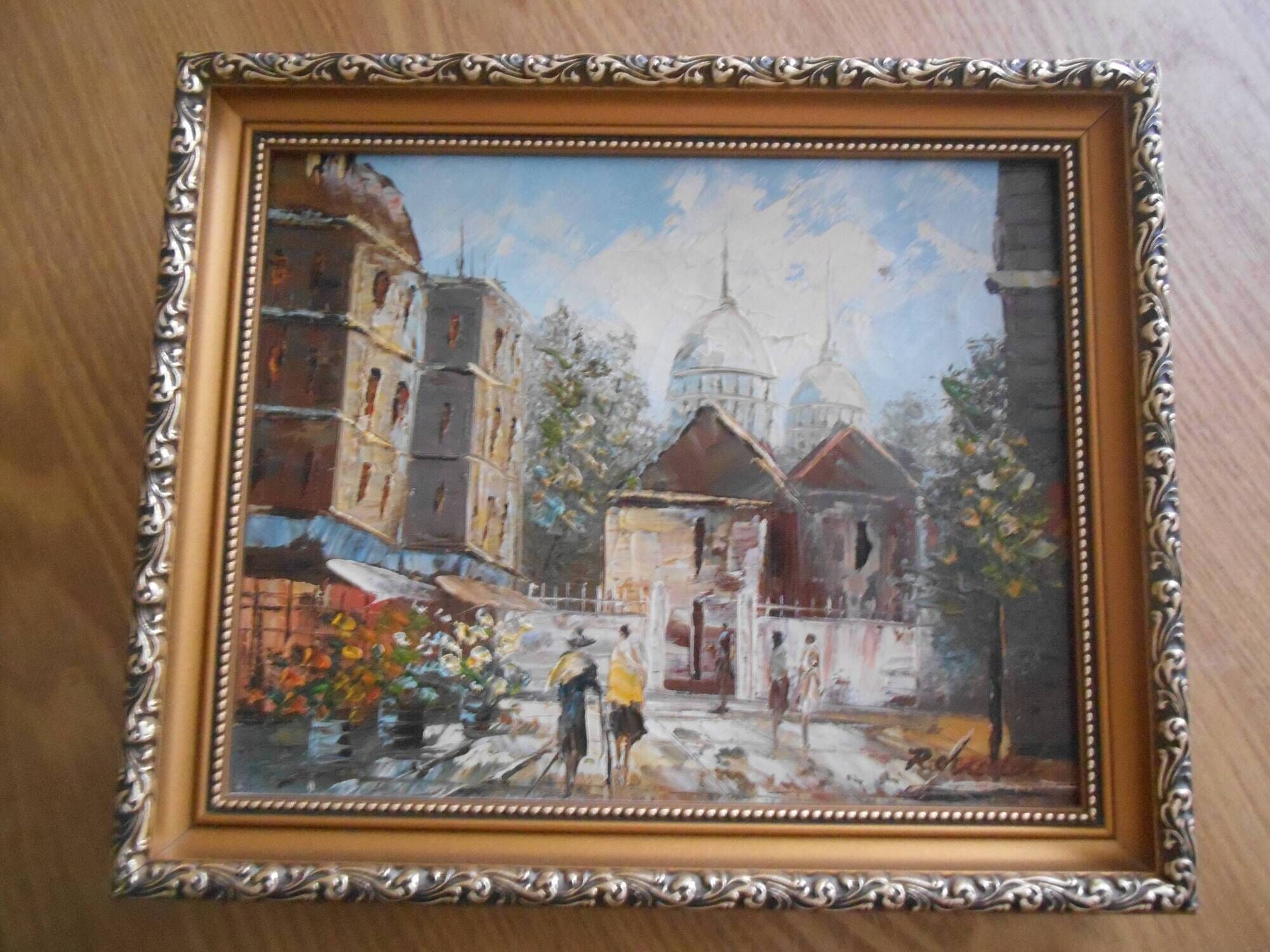 Oil painting canvas