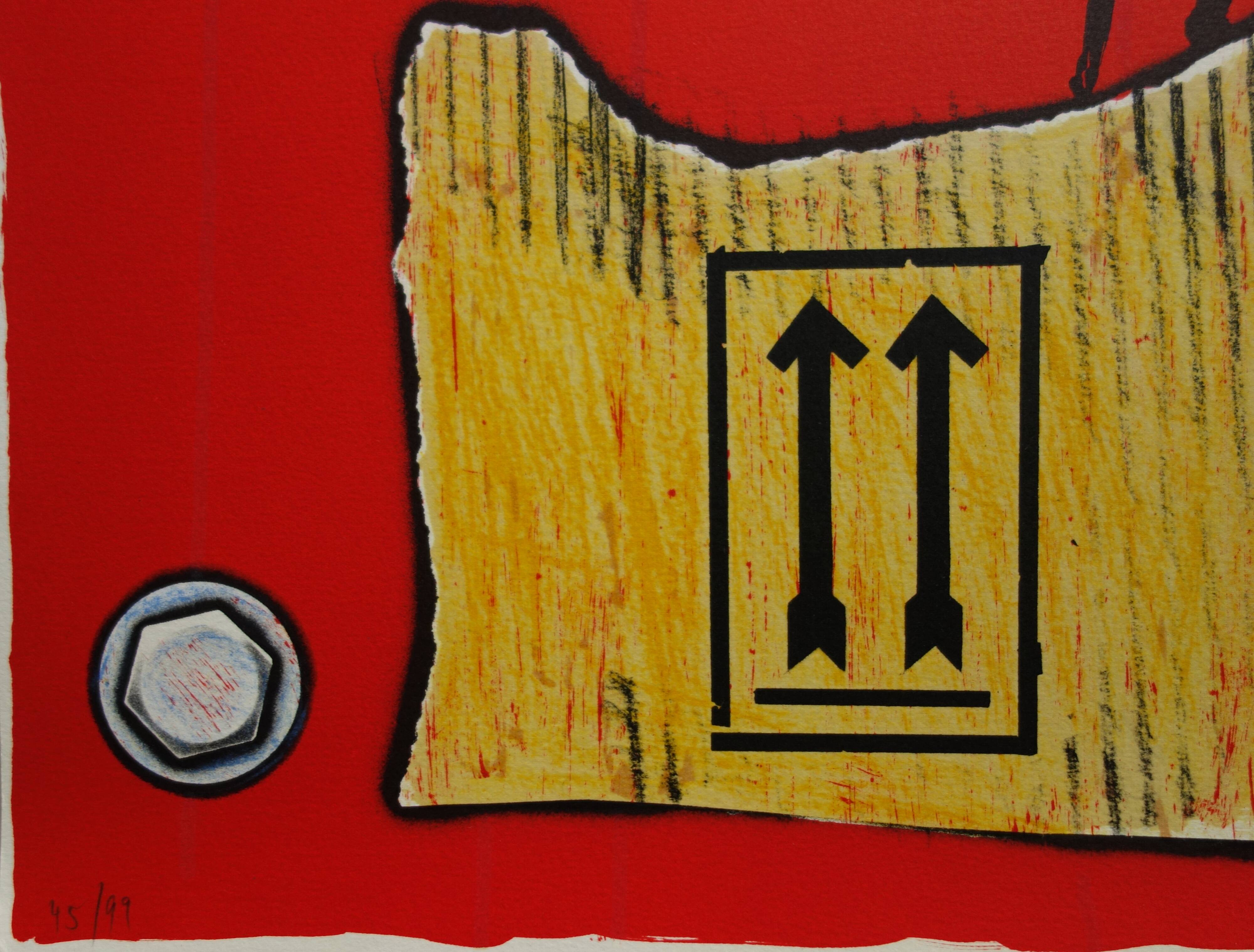 Peter KLASEN - Restricted Area - Lithographie signée au crayon
