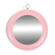 Italian pink mirror in the style of Artemide, 1970s