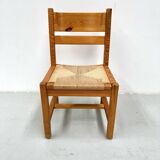 Chaises danoises vintage en pin avec corde en papier par TP Design pour Gm Møbler, années 1970, lot de 6