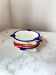 Vintage Rosenthal Elfenbein Kronach Ceramic Ashtray, Miramar Serie with Red