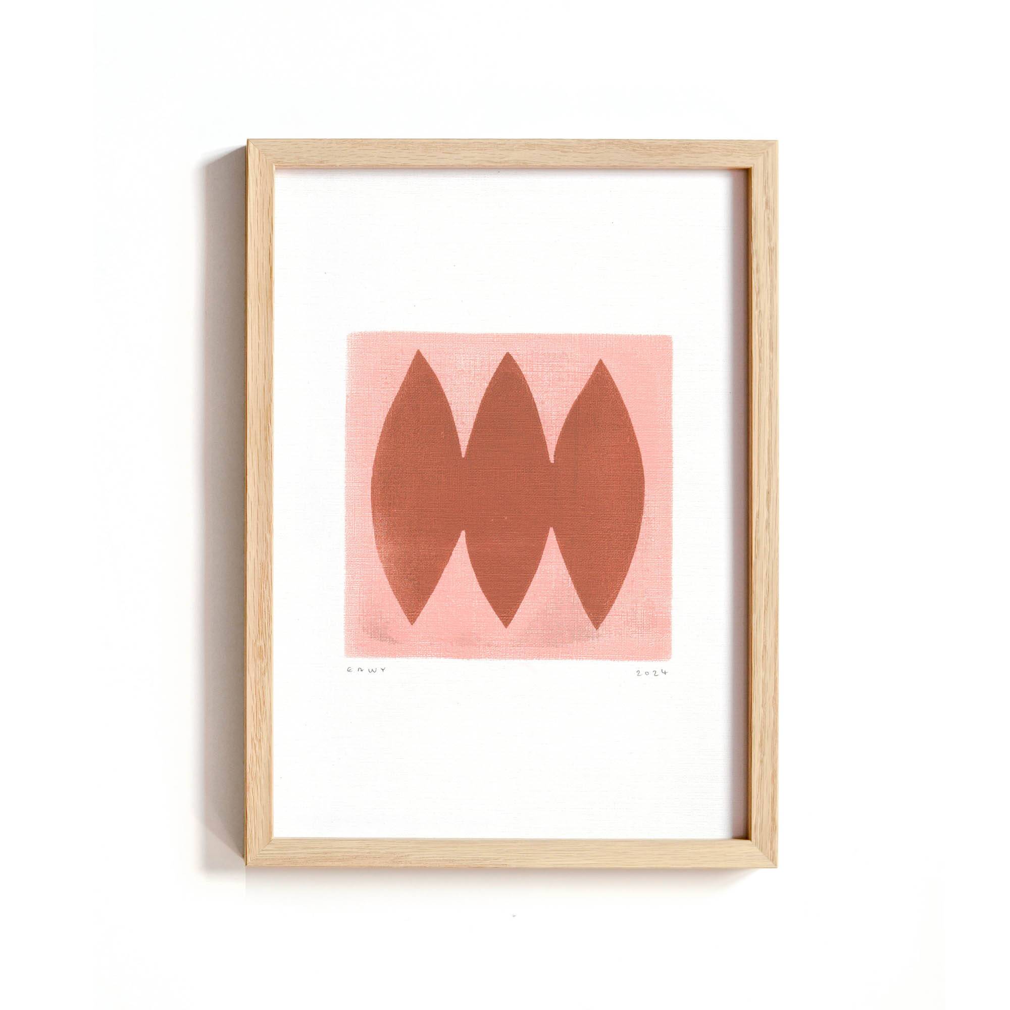 Painting duo on paper -H480 & H482 - signed Eawy