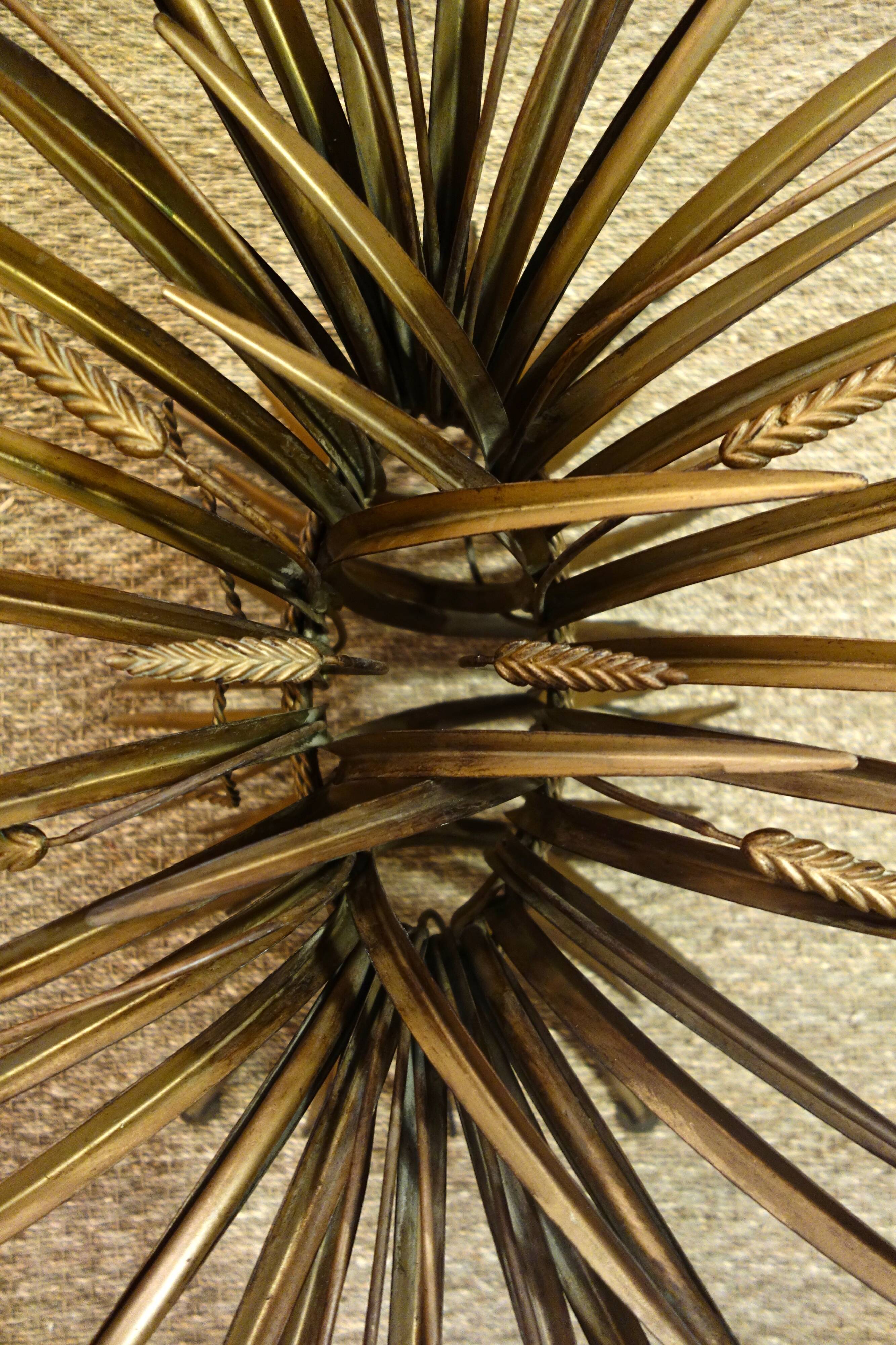 Chanel coco "wheat gerbe" coffee table from the 1950s